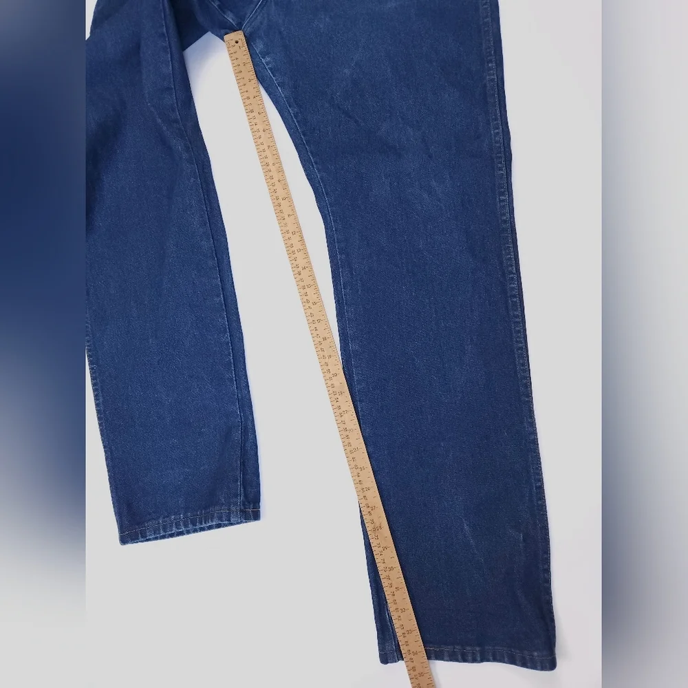Wrangler Jeans 13MWZ Dark Wash Retro Cowboy Cut Jeans Mens Size 38x35